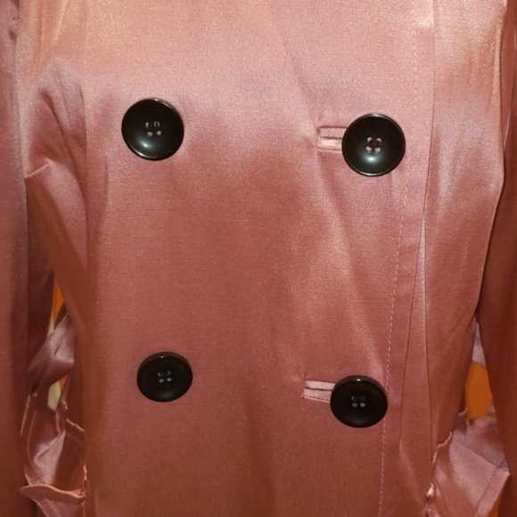I.N.C. International Concepts pink satin coat - Picture 5 of 11